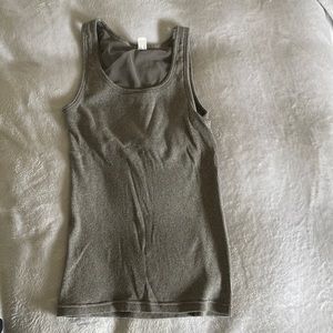 J. Crew Ribbed Tank With Built In Bra